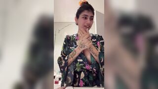 Mia Khalifa's Shower Scene from OnlyFans Leaked